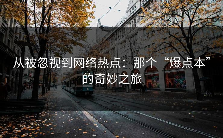 从被忽视到网络热点：那个“爆点本”的奇妙之旅